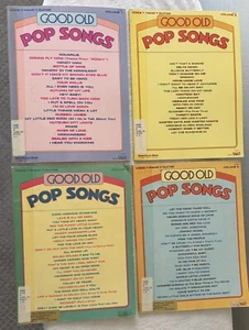 Set of 4 Songbooks: GOOD OLD POP SONGS, Books 1-4, 1986 - Picture 1 of 8