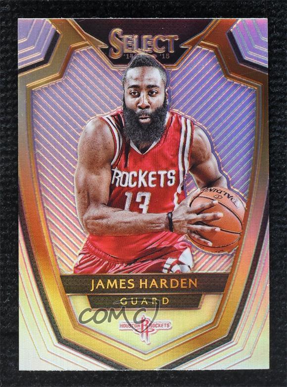 2014-15 Panini Select Premier Level Silver Prizm James Harden #131