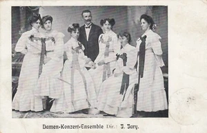 Damen-Konzert-Ensemble Direktor Jary Orchester AK 1909 Musik Varieté 2404469 - Picture 1 of 2