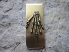 SKELETON HAND GOLD PLATED BRASS MONEY CLIP - FATHER&#39;S DAY - SKULL