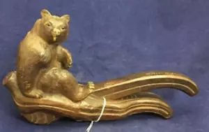 "Cascanueces de cristal de oso tallado a mano de 1920 antigua selva negra Alemania 9" - Imagen 1 de 9