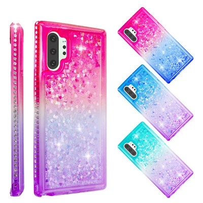 MIGNOVA For Samsung Galaxy Note 10/Note 10 Pro Diamonds Liquid Quicksands Phone Case