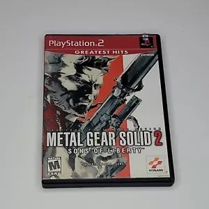 Metal Gear Solid 2: Sons of Liberty Sony PlayStation 2 PS2 mit Handbuch CiB GH - Bild 1 von 5