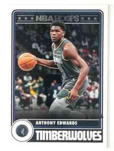 2023-24 Panini Hoops Throwback #286 Anthony Edwards Tinberwolves - Picture 1 of 3