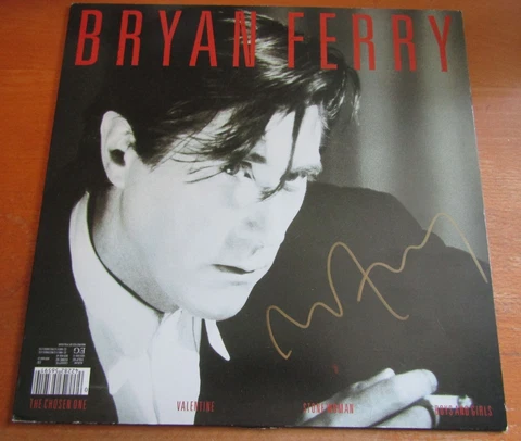 Bryan Ferry Signed Vinyl LP Album + Hologram COA 100% Guarantee Cover
