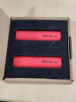 2 x Sanyo NCR20700B RECHARGEABLE Li-ion Battery 3.7v  20a (two batteries) - Image 1 of 2