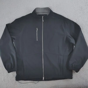 Peter Millar Jacket Mens XL Black Crown Sport Thermal Lined Windstopper Full Zip - Picture 1 of 24