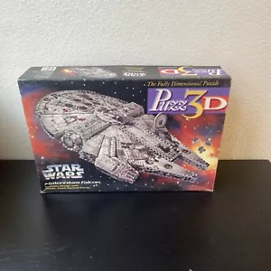 Star Wars Puzz 3D Puzzle Millennium Falcon 857 Pieces Open Box - Picture 1 of 9