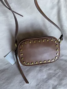 New Fossil Maisie Camera Brown Crossbody/Shoulder Bag - Picture 1 of 11