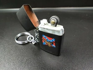 Tiny Collectible Petrol Pocket Lighter - Black - American Eagl - 0298CO BB03 - Picture 1 of 8