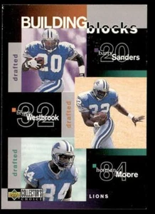 Sanders/Westbrook/Moore/Morton/Mitchell 1997 Collector's Choice #373 Lions - Bild 1 von 2