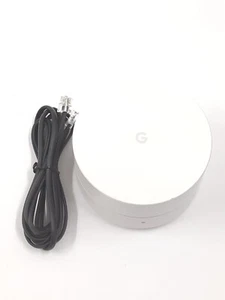 Router punktowy Google WiFi AC-1304WiFi bez zasilacza, ale ma kabel telefoniczny - Zdjęcie 1 z 7