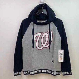 Washington Nationals '47 Encore Revolve Hoodie Baseball MLB — Women's Medium NWT - Picture 1 of 16