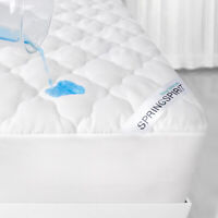 Waterproof Quilted Mattress Cover Pad Protector All Sizes Absorbent Topper