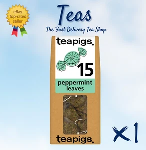 NEW TEAPIGS PEPPERMINT LEAVES- 30 Tea Temples - Herbal Mint Decaf Tea - FAST P&P - Picture 1 of 1