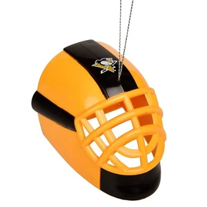 Pittsburgh Penguins Goalie Mask Hockey Helmet Plastic Christmas Tree Ornament - Picture 1 of 1