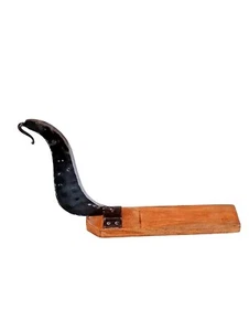 Cuchillo indio de cocina cortador de pescado de verduras de madera Bonti helicóptero Kathi Peeta - Imagen 1 de 5