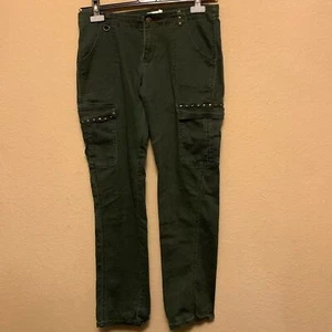 Pantalones de mezclilla Dream Out Loud de Selena Gomez para niñas talla 9 (32x30) verdes - Imagen 1 de 7