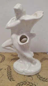Metlox California Studio Keramik Vase Akt Figur Carl Romanelli 1940er USA #1806 - Bild 1 von 8