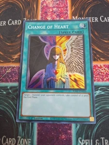 Yugioh Change of Heart RA01-EN050 Super Rare 1st Edition Near Mint - Picture 1 of 4