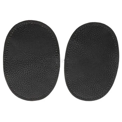 Versatile Leather Oval Elbow Knee Patches for Clothing Restoration 14x9cm - Image 1 of 4