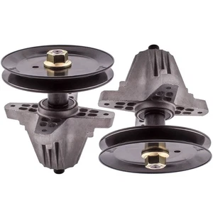 42" Spindle w/pulley For Troy-Bilt MTD 918-06991 618-06991 2 Pack - Picture 1 of 20