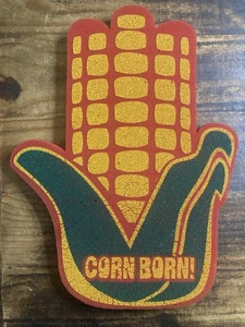 RARE Nebraska Cornhuskers Vintage Large Foam Hand Finger - CORN BORN! Cornborn - Bild 1 von 4
