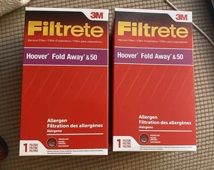 Filtro de vacío Filtrete 2 piezas, 3 M, Hoover plegable y 50 - Imagen 1 de 2