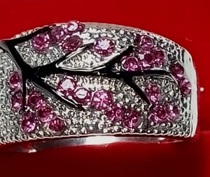 Breiter Ring Silber 925   mit Steinen - Bild 1 von 4