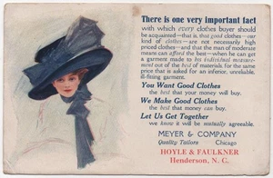 HENDERSON NC Hoyle & Faulkner Tintenlöscher MEYER & COMPANY Schneider CHICAGO IL - Bild 1 von 2