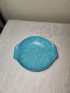 Vintage 100% Melamine Bowl Northern Boston 27 Russell Wright Blue Turquoise  - Picture 1 of 6