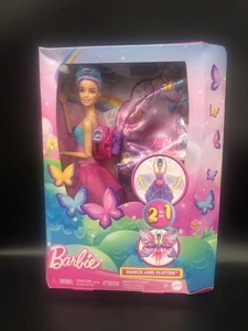 Barbie Dance & Flutter Doll 2-in-1 Transformation from Dancer to Butterfly - Picture 1 of 11