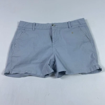 Shorts feminino Columbia PFG 12 cinza claro mistura de algodão pesca casual - Imagem 1 de 4