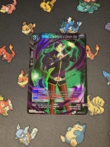 Dragon Ball Super Robelu, Challenging A Demon BT16-111 Realm Of The Gods - NM - Picture 1 of 2