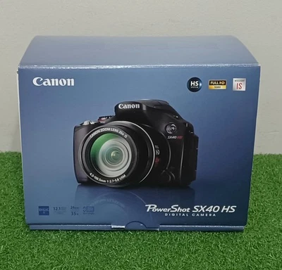 Canon PowerShot SX40 HS 12.1MP 35x Optical Zoom Digital Camera- Flip LCD New. - Image 1 of 4