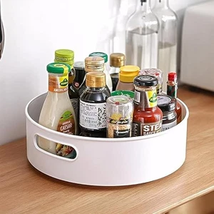 Lazy Susan Turntable Cupboard Organizer Multi-functional Spice Rack for Kitchen - Picture 1 of 3