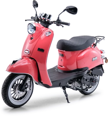 Motorroller 50 ccm Burnout MiniMe 2.0 Rot  45 km/h - Bild 1 von 4