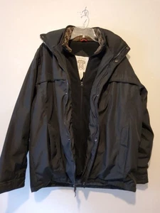 Route 66 Black Fur Lined Collar, Zip, Pocketed, Lined Jacket/Coat Mens size Med - Picture 1 of 10