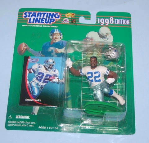 DALLAS COWBOYS EMMITT SMITH #22 NFL FOOTBALL STARTING LINEUP 1998 EDITION Cover
