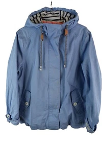 JOULES Blue Rain Coat size Uk 14 Womens UCoast Waterproof Breathable Casual - Picture 1 of 10