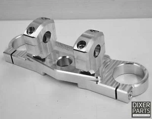 Reinforced Upper Triple Tree Clamp + 28,6mm Risers Kawasaki ZX6R (09-12) - Stunt - Foto 1 di 12