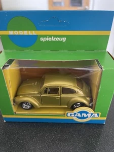 1:43 Gama 898 VW Käfer 1302 Beetle gold metallic Boxed Near Mint - Picture 1 of 18