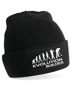 Sombrero gorro Evolution of Builder gran regalo para cualquier constructor hombres y damas - Imagen 1 de 9