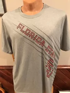 SWEET Florida State Seminoles Men's Sz XL Grey Nike Dri-Fit Shirt, NEW&NICE! - Picture 1 of 2