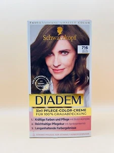 Schwarzkopf DIADEM Haarfarbe #716 Mittelbraun, 1 St *NEU* - Bild 1 von 5