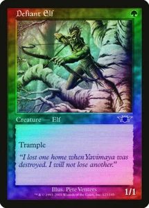 Defiant Elf FOIL Legions NM Green Common MAGIC THE GATHERING - Picture 1 of 1
