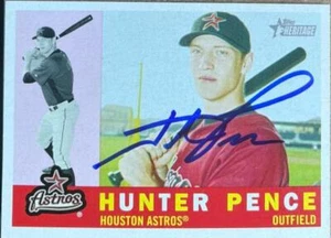 Hunter Pence Autographed 2009 Topps Heritage #56 - Picture 1 of 1