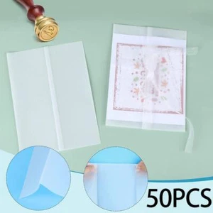 50 Stück Hochzeitseinladungen aus Pergamentpapier zum Zeichnen, - Bild 1 von 9