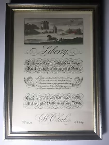 Liberty !! Framed Vintage Print from Rudolf Lesch Fine Arts 18G 847 - Picture 1 of 6