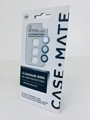 Lot Of 10 - Case-Mate Aluminum Ring Lens Protectors for Samsung Galaxy S24 - New - Image 1 of 2